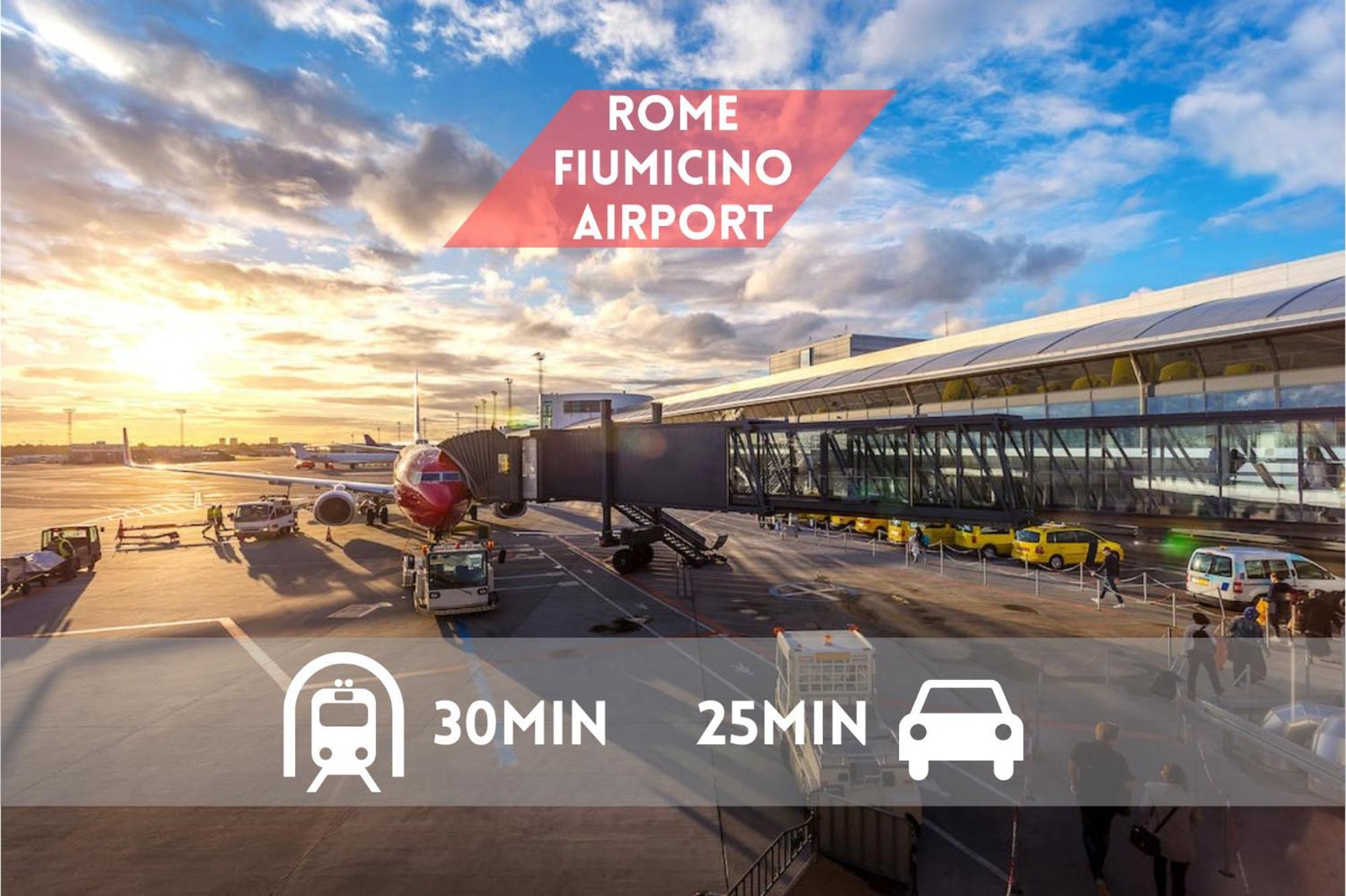 Hotel Colombo Penthouse Wi Fi Netflix Ac Roma Exterior foto