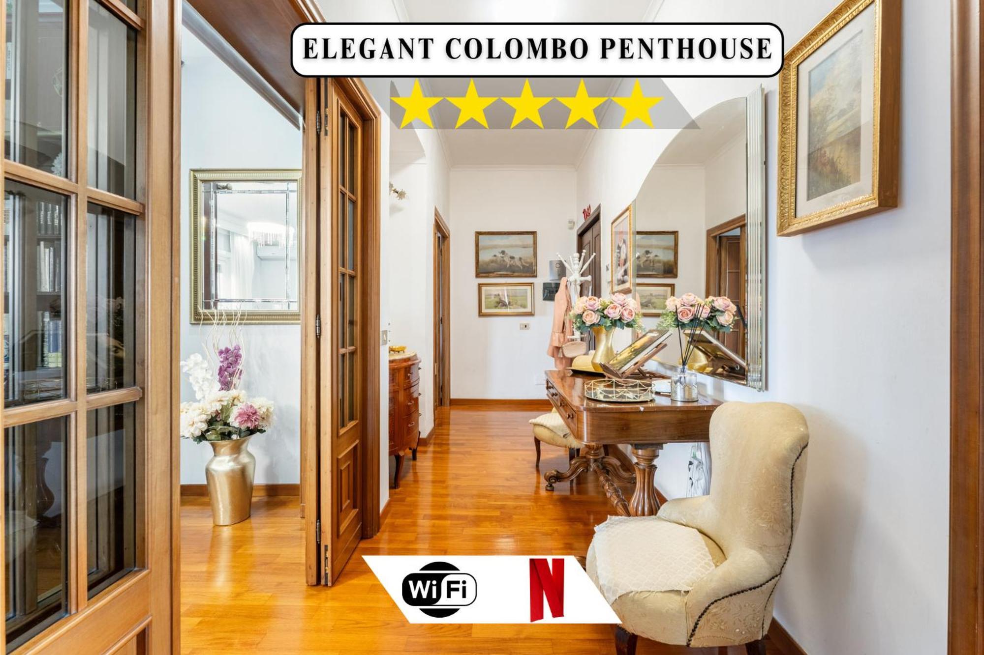 Hotel Colombo Penthouse Wi Fi Netflix Ac Roma Exterior foto